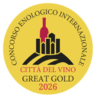 Gran Medaglia d'Oro al 24° Concorso Enologico Internazionale Città del Vino - 2026